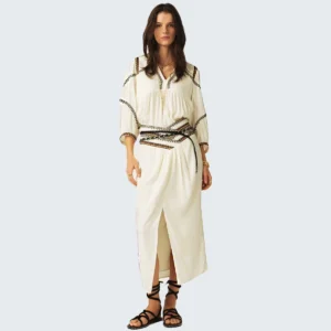 Jupe Longueur Midi Talkie Blanc Ecru