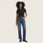 Jeans Ribcage Full-length - Bleu _FR