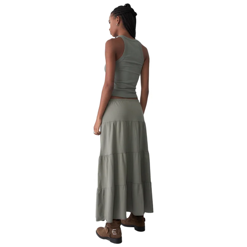 Jupe longue fluide en maille – Image 4