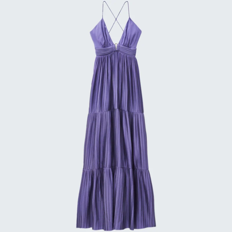 Robe longue wasta violet – Image 5