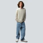 Loose Fit Jeans - Bleu denim clair - ENFANT _FR